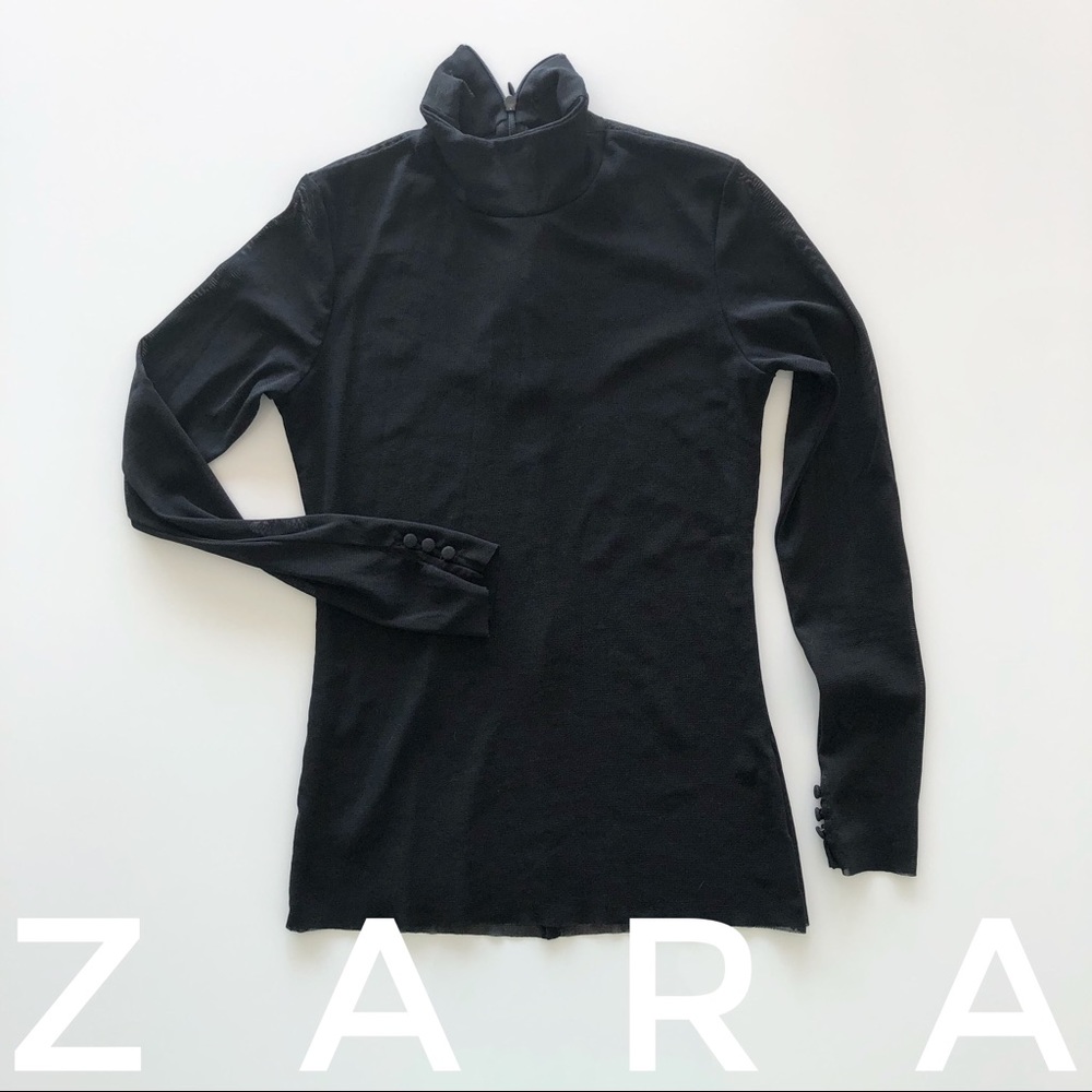 ZARA • sheer top